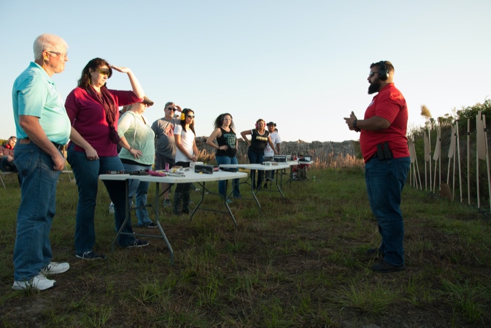 USS Academy outdoor range shooting practice