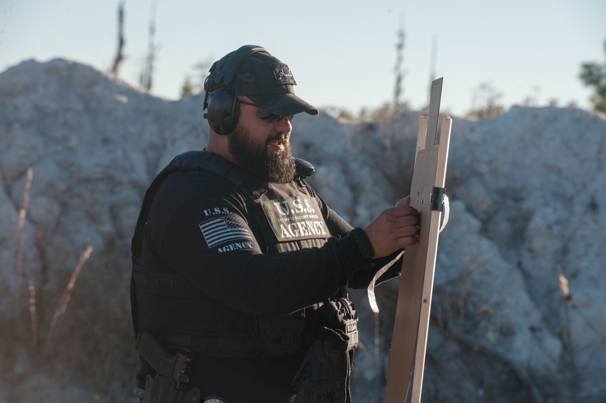 USS Academy outdoor ranch firearms training