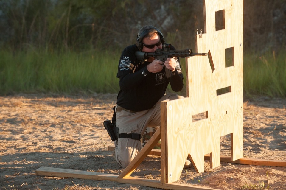 USS Academy outdoor ranch firearms training