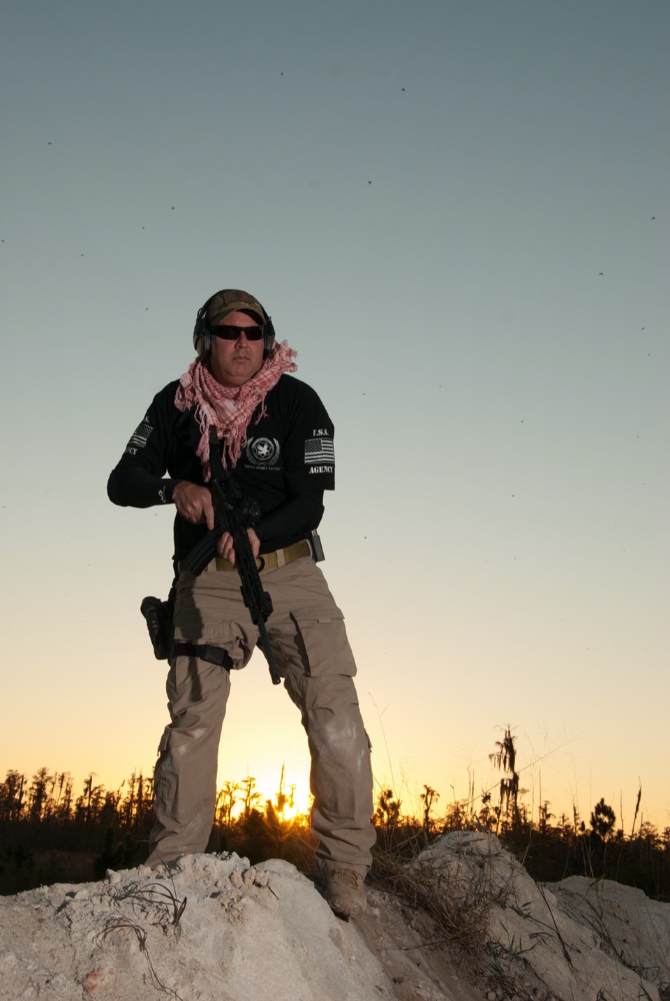 USS Academy outdoor ranch firearms training